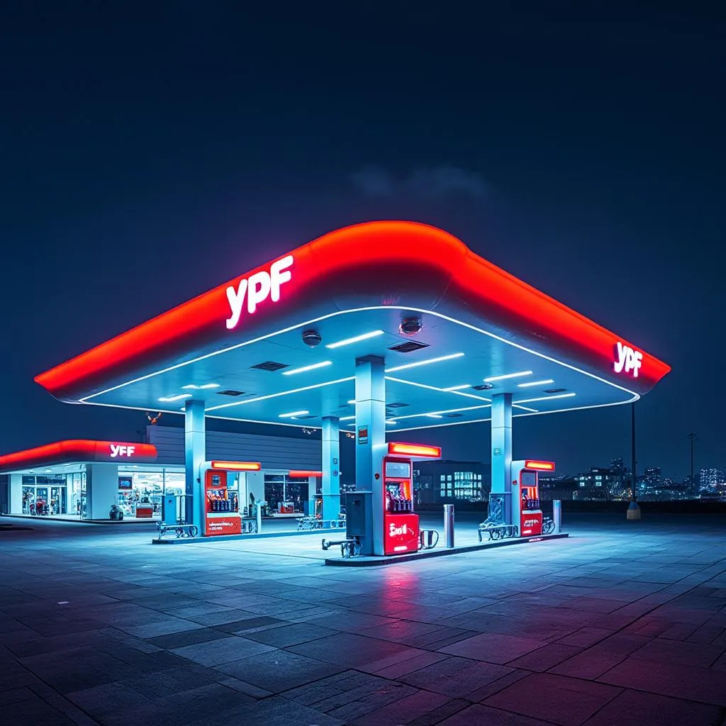 Estación moderna YPF